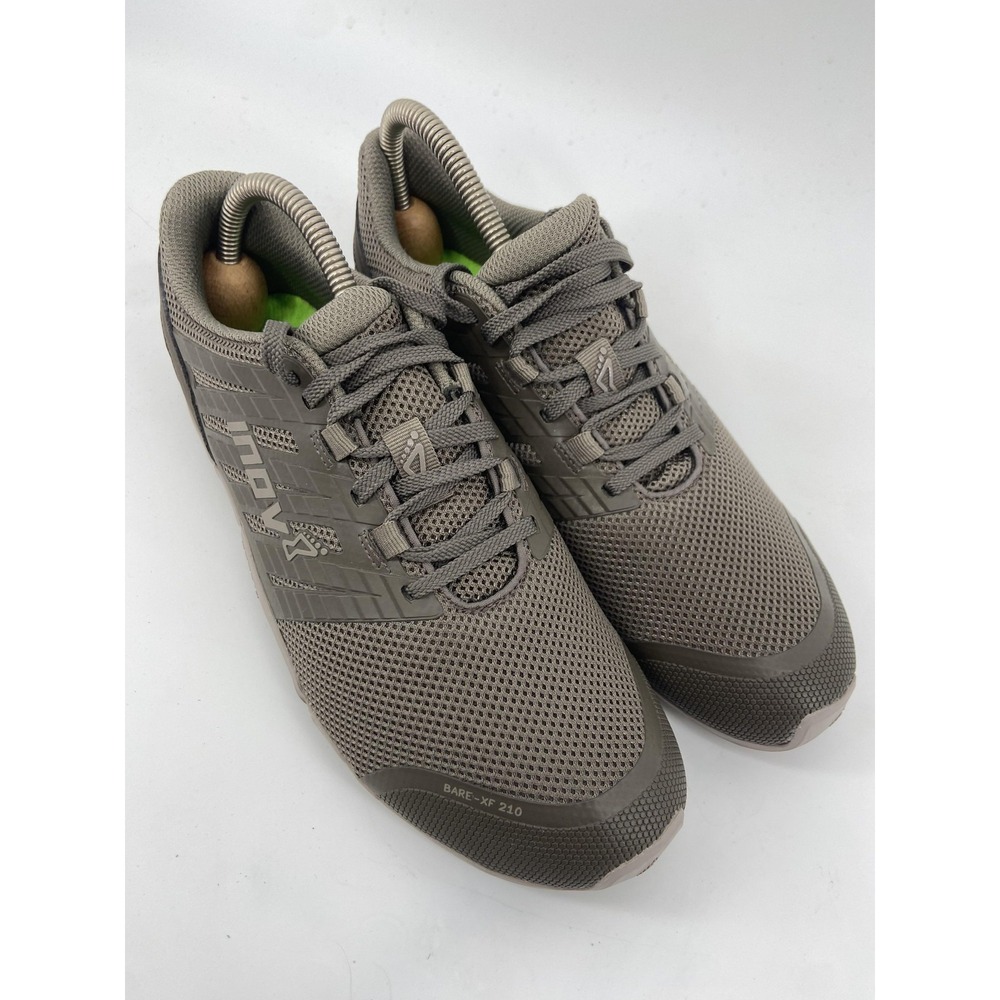 Inov 8 Bare-XF 210‎ V3 Shoes Womens 10 Gray Mesh Minimalist Athletic Trainer
